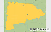 Savanna Style Simple Map of Puka