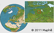 Satellite Location Map of Sangaste