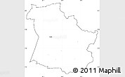 Blank Simple Map of Sangaste, cropped outside