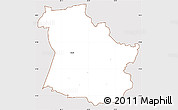 Classic Style Simple Map of Sangaste, cropped outside