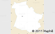 Classic Style Simple Map of Sangaste, single color outside