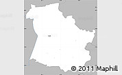 Gray Simple Map of Sangaste