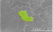 Physical 3D Map of Taheva, desaturated