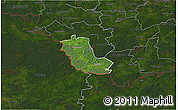 Satellite 3D Map of Taheva, darken