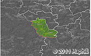 Satellite 3D Map of Taheva, desaturated