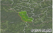 Satellite 3D Map of Taheva, semi-desaturated