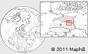 Blank Location Map of Taheva, highlighted country, highlighted parent region, within the entire country