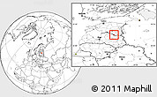 Blank Location Map of Taheva