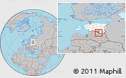 Gray Location Map of Taheva, highlighted country, highlighted parent region, within the entire country
