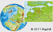 Physical Location Map of Taheva