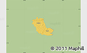 Savanna Style Map of Taheva, single color outside