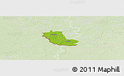 Physical Panoramic Map of Taheva, lighten