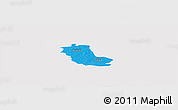 Political Panoramic Map of Taheva, single color outside