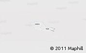 Silver Style Panoramic Map of Taheva, single color outside