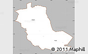 Gray Simple Map of Taheva, cropped outside