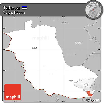 Gray Simple Map of Taheva