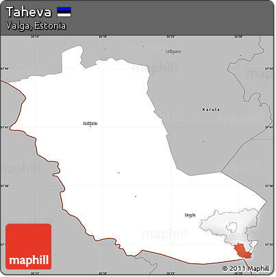 Gray Simple Map of Taheva