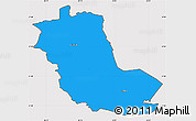 Political Simple Map of Taheva, cropped outside