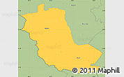 Savanna Style Simple Map of Taheva