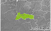Physical 3D Map of Tolliste, desaturated