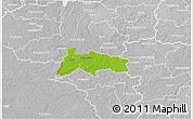 Physical 3D Map of Tolliste, lighten, desaturated