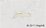 Shaded Relief 3D Map of Tolliste, lighten, semi-desaturated