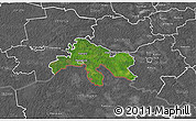 Satellite 3D Map of Abja, desaturated
