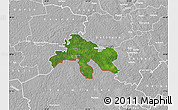 Satellite Map of Abja, lighten, desaturated