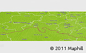 Physical Panoramic Map of Abja