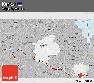 Gray 3D Map of Karksi