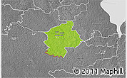 Physical 3D Map of Karksi, desaturated