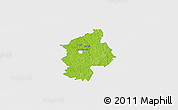 Physical 3D Map of Karksi, single color outside