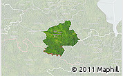 Satellite 3D Map of Karksi, lighten