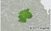 Satellite 3D Map of Karksi, lighten, semi-desaturated