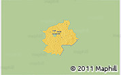Savanna Style 3D Map of Karksi, single color outside