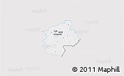 Silver Style 3D Map of Karksi, single color outside