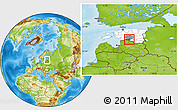 Physical Location Map of Karksi, highlighted country, highlighted parent region