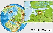 Physical Location Map of Karksi, highlighted parent region, within the entire country