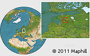 Satellite Location Map of Karksi