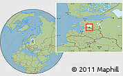 Savanna Style Location Map of Karksi, highlighted parent region