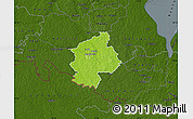 Physical Map of Karksi, darken