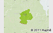Physical Map of Karksi, lighten