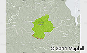 Physical Map of Karksi, lighten, semi-desaturated