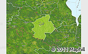Physical Map of Karksi, satellite outside