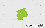 Physical Map of Karksi, single color outside