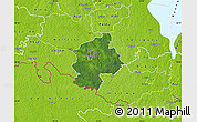 Satellite Map of Karksi, physical outside