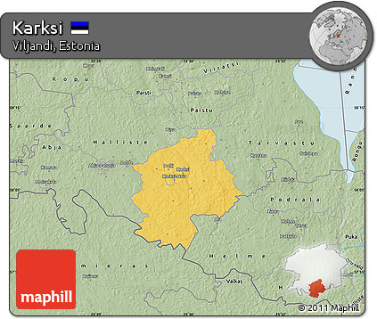 Savanna Style Map of Karksi