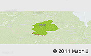 Physical Panoramic Map of Karksi, lighten