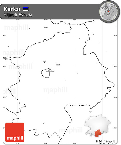 Blank Simple Map of Karksi
