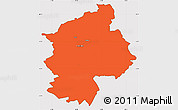 Political Simple Map of Karksi, cropped outside